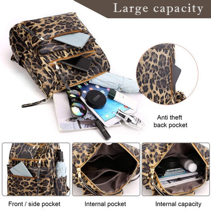 YOMYM Women Backpack Purse Multipurpose Design Handbags Shoulder Bag PU Leather Travel bag Backpack