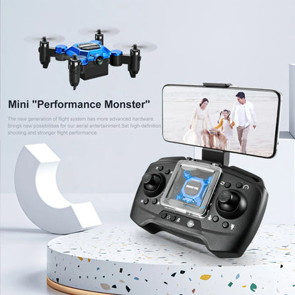 HNH RC Foldable Drone with 4K HD Camera for Kids and Adults, Beginners Portable Pocket Quadcopterwith 3D Flip,2.5 in Width