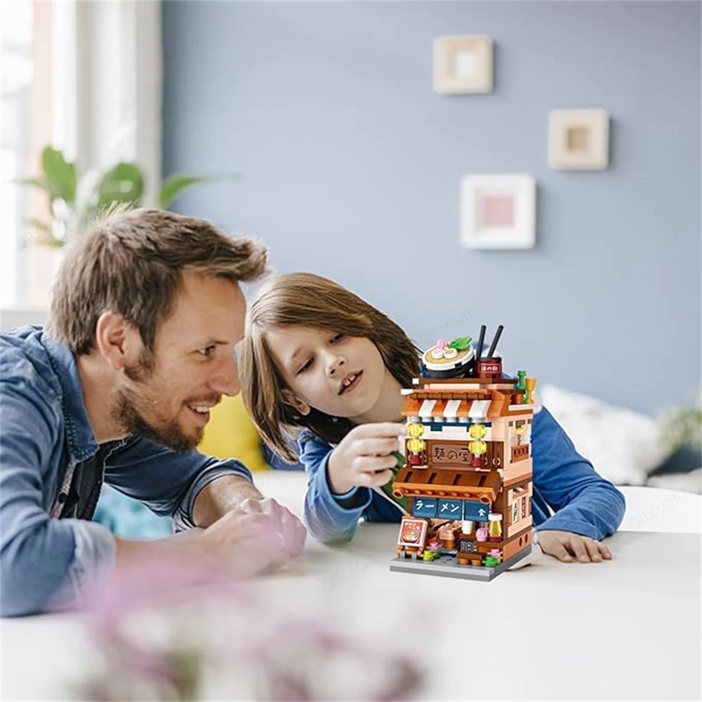 ZOGYMOZ 412 Pcs Building Toy Kit,Mini Building Blocks Japanese City View for Adult, Great Gifts for Girls and Kids Age 3-16+