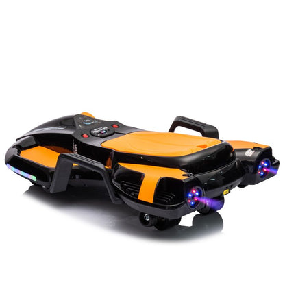 HNH 24V Ride on Toy for Big Kids, Ride on Drift Car with Helmet, Knee Pads,Elbow Pads,Tail light, Spray，6.9 Mph