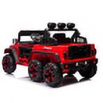 24V Ride on Large PickUp Truck Car for Kids,Ride On 4WD Toys with Remote Control,Red,3-8 years old