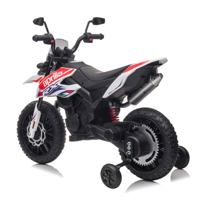 HNH 12V Kids Ride on Motorcycle with Training Wheels, Kids Electric Motorbike, Battery Operated Motorcycle for Boys