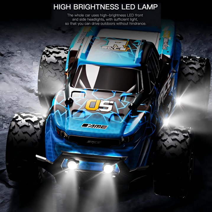 ZOGYMOZ 1:20 Scale Remote Control Car - High Speed 20KM/H RC Monster Truck, 2.4GHz Off-Road Racing Toy, 2WD All-Terrain Vehicle for Kids Boys