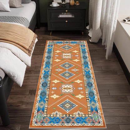 TECHVIDA Kitchen Rugs 3 Piece Set,Kitchen Mats For Floor Non-Slip Machine Washable, Boho Farmhouse Hallway Doormat for Holiday