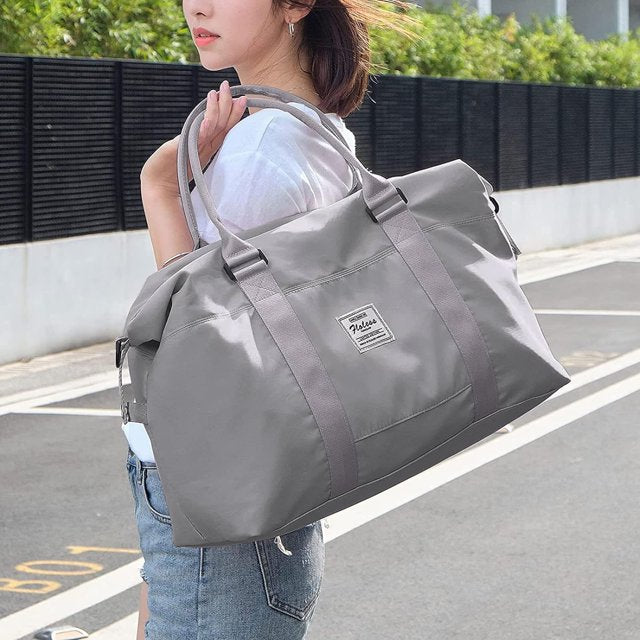 YOMYM Travel Duffel Bag Weekender Bags for Women Overnight Gym Carry On Tote Bag with Wet Pocket