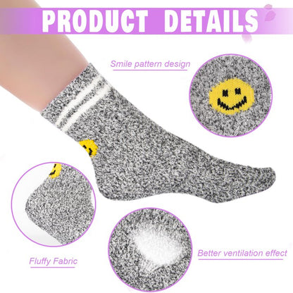 YOMYM Fuzzy Socks for Women Socks Sleep Winter Fluffy Socks