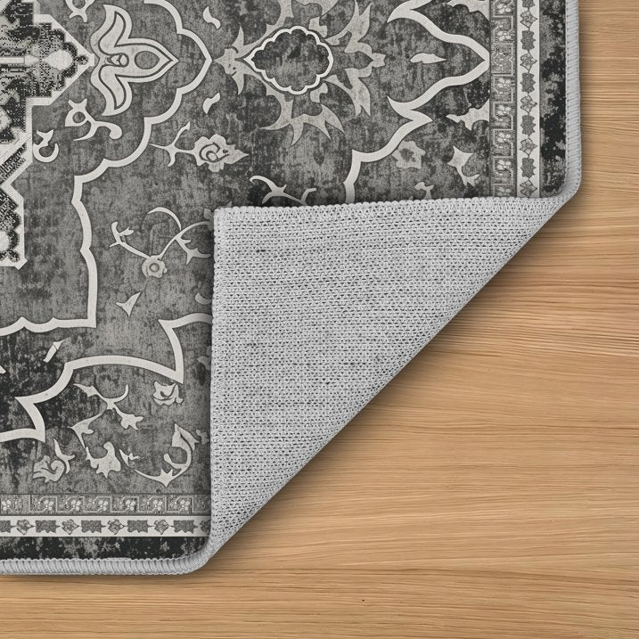 TECHVIDA Kitchen Rugs 3 Piece Set,Kitchen Mats for Floor,Non-Slip Machine Washable, Boho Farmhouse Hallway Doormat for Holiday