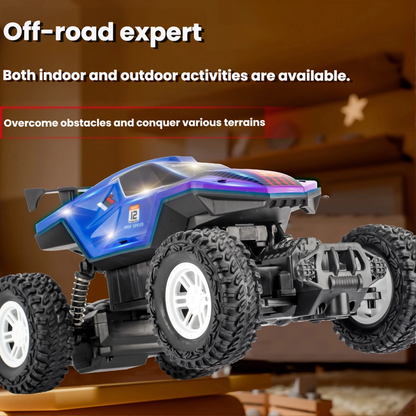 ZOGYMOZ 1:18 Scale Rc Cars, Remote Control Car, 2.4 GHz All-Terrain RC Truck, 25KM/H Off-Road Vehicle with 2 Rechargeable Battery