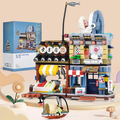 ZOGYMOZ 790 PCS Building Blocks Set, Japanese Theme Mini Building Blocks Toy for Kid Girl Boy Age 8-16+,Mini Bricks Building Toy for Adults
