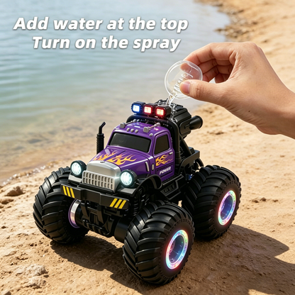 HNH 1:18 RC Car Monster Trucks for Boys, Off Road Remote Control Car, RC Crawler Gift for Kids 6-12 Years-Purple