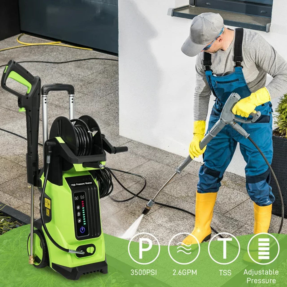ELTPOWER High Pressure Washer 3800PSI 110V 102A 1800W 2.6GPM Electric Power Washer Cleaner