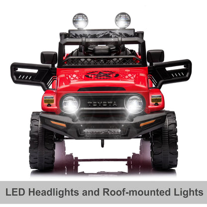 Spoway 12v Toyota Kids Ride on Car w/Remote Control,Electric Car for Kids,Three Speed,3-8years