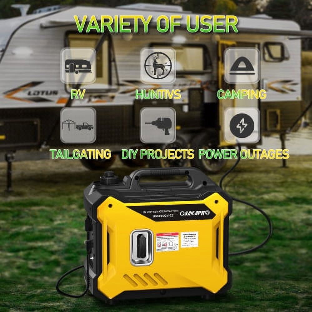 ELTPOWER Super quiet Inverter Generator 2000w Portable Generator