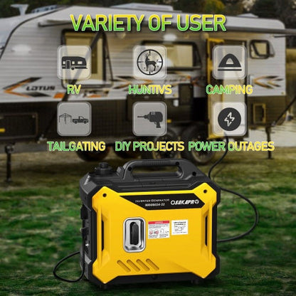 ELTPOWER Super quiet Inverter Generator 2000w Portable Generator
