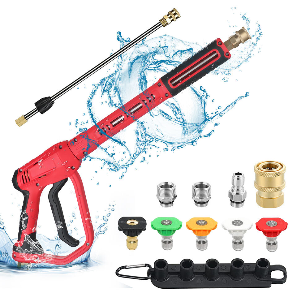 ELTPOWER Cordless Pressure Washer,Portable Power Washer,4000PSI High Pressure Washer Spray Gun,3 in 1 Car Power Wand / Lance Nozzle Kit
