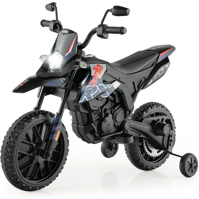 Werseon 12V Kids Motorcycle,Boys and Girls Kids Electric Motorbike,Spring Suspension,LED Lights,Music