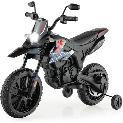 Werseon 12V Kids Motorcycle,Boys and Girls Kids Electric Motorbike,Spring Suspension,LED Lights,Music