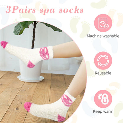 YOMYM Women Fuzzy Socks Fluffy Winter Cabin Slipper Warm Comfy Socks for Girl