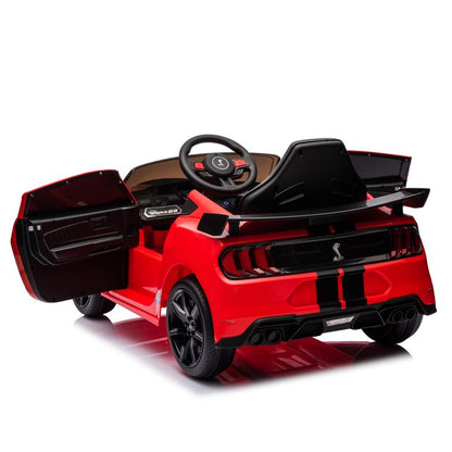 HNH Ford Mustang Shelby GT500 12V Ride on Car for Kids,Battery Powered Electric Car with Remote Control