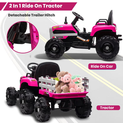 12V Kids Ride on Motorcycle Battery Powered Electric 4 Wheels Motorcycle with Lights