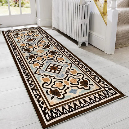 TECHVIDA Kitchen Rugs 3 Piece,Kitchen Mats for Floor, Non-Slip Machine Washable Rugs, Boho Farmhouse Hallway Doormat for Holiday