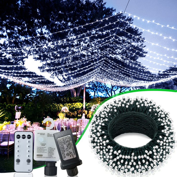 Cheelom Outdoor Decorations Lights Fairy LED Lights Christmas Lights for Outdoor Clearance Sale