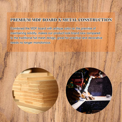 K Cup Organizer, Wooden Coffee Pod Holder, Coffee Pod Holder Is a Combination Of Wood And Iron