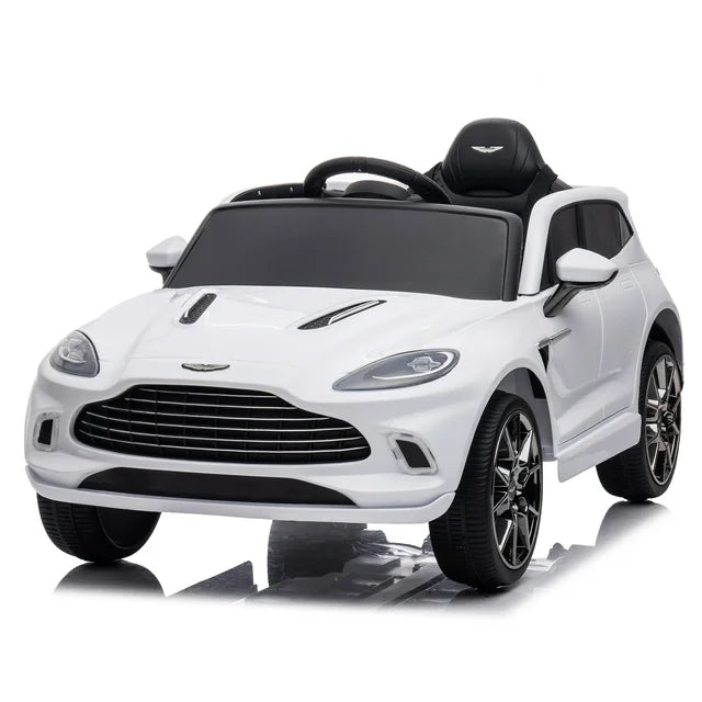 HNH 12V Kids Electric Powered Ride on Toy Car, Aston Martin Electric Car for Kids with Remote Control, Bluetooth