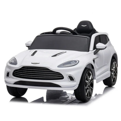 HNH 12V Kids Electric Powered Ride on Toy Car, Aston Martin Electric Car for Kids with Remote Control, Bluetooth