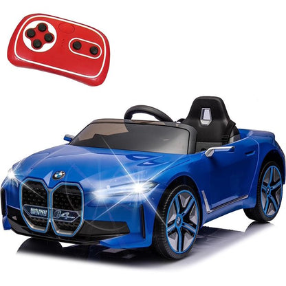 WUBEN Licensed BMW 12v Kids Electric Powered Ride on Toy Car with Remote Control for Child Blue