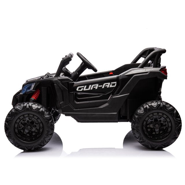 WUBEN 12V Ride on UTV Car with Remote Control, 4 Wheeler Electric Car for Kids, Kids UTV Ride on Car Battery Powered Electric Vehicles with High Low Speed Switch