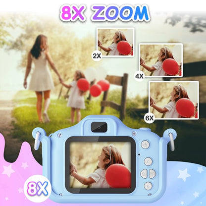 HNH Camera for Kids with Three Games,Toddler Camera with 64GB, Kids Toys for Girls