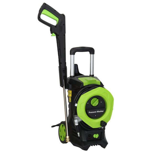 ELTPOWER Pressure Washer,1400w Electric Pressure Washer,Max 3380 PSI 2 Gpm Electric Power Washer,4 Nozzles and Soap Bottle,Retractable Handle