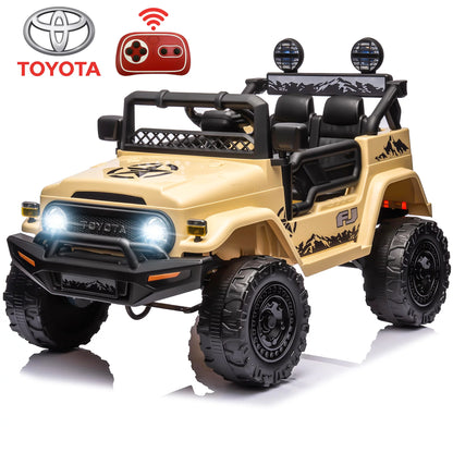 HNH Licensed Toyota FJ 12V Kids Ride On Truck Battery Powered Electric Kids Car Vehicle Toy with Remote Control 3 Speeds