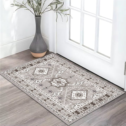 TECHVIDA Kitchen Rugs 3 Piece Set,Kitchen Mats for Floor,Non-Slip Machine Washable, Boho Farmhouse Hallway Doormat for Holiday