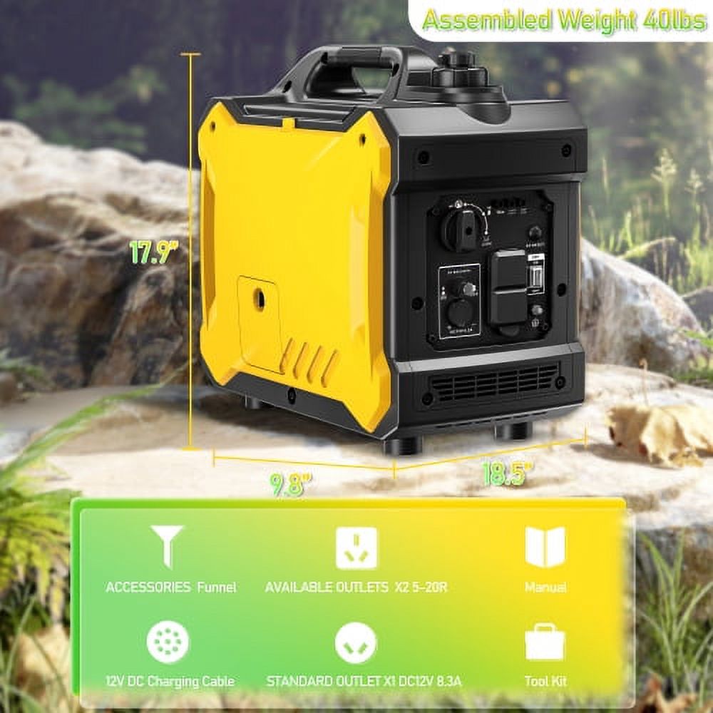 ELTPOWER Super quiet Inverter Generator 2000w Portable Generator