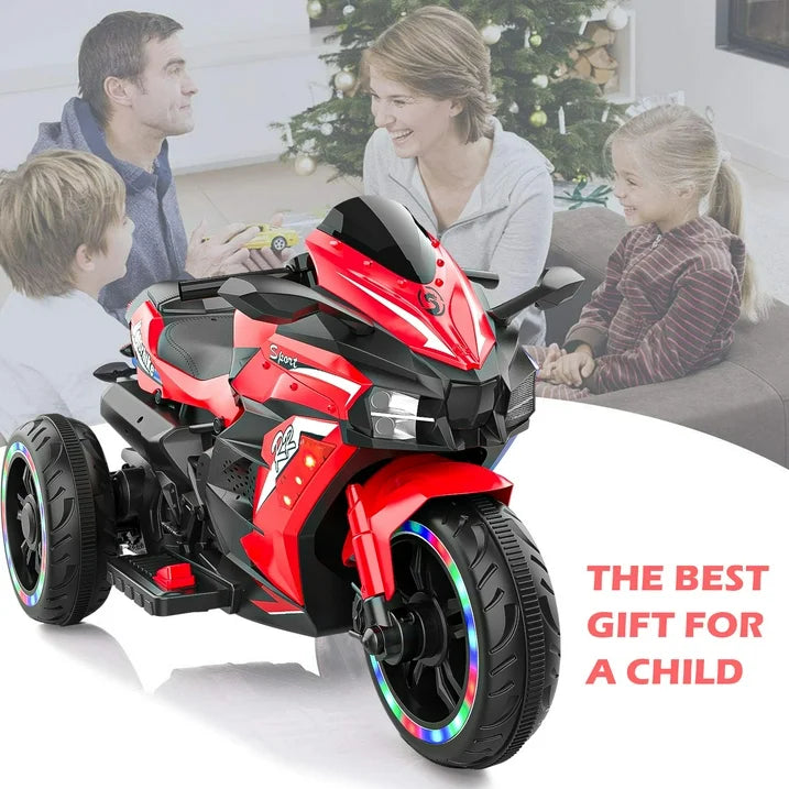 Zogymoz 12v Motorcycle for Kids, Electric Ride On Motorcycle for Kids,4MPH Speed,108*50*65 CM