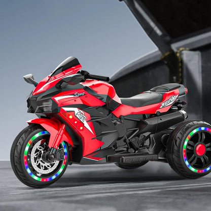 Zogymoz 12v Motorcycle for Kids, Electric Ride On Motorcycle for Kids,4MPH Speed,108*50*65 CM