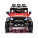 24V Ride on Large PickUp Truck Car for Kids,Ride On 4WD Toys with Remote Control,Red,3-8 years old
