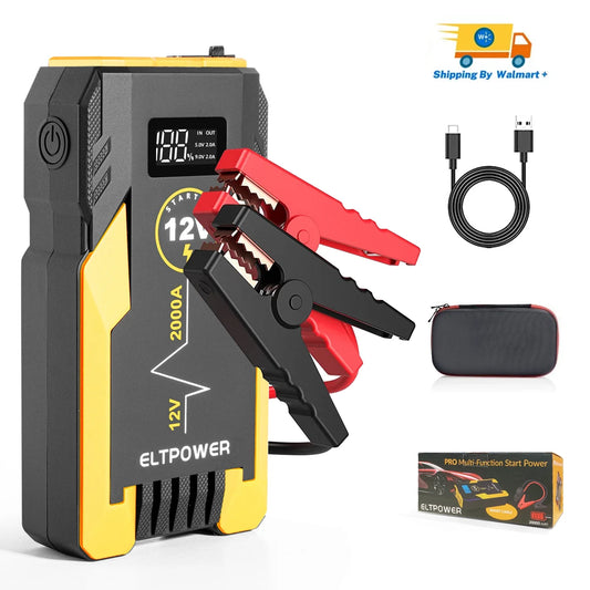 Bangben ET05 2000A Car Portable Jump Starter,Yellow