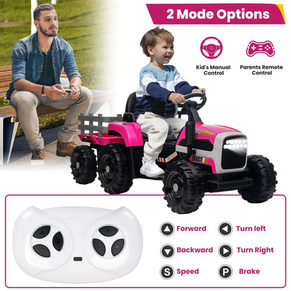 12V Kids Ride on Motorcycle Battery Powered Electric 4 Wheels Motorcycle with Lights