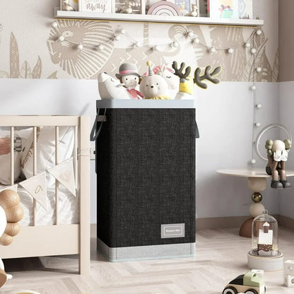 Werseon Laundry Hamper 100L Collapsible Large Laundry Baskets with Lid, Dirty Clothes Hamper Laundry Bin Organizer for Laundry Room Bedroom