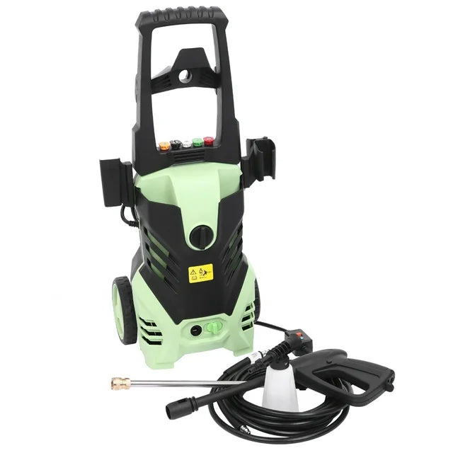 ELTPOWER 1800W 3000PSI 1.7GPM Electric High Pressure Washer Cleaner Machine Green for Cleaning Cars