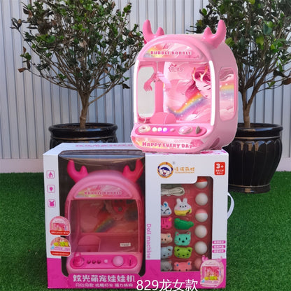 Claw Machine for Kids, Mini Vending Machine with Music, Prize Dispenser Toys for Girls and Boys, Electronic Claw Game Machine for Party Birthdays