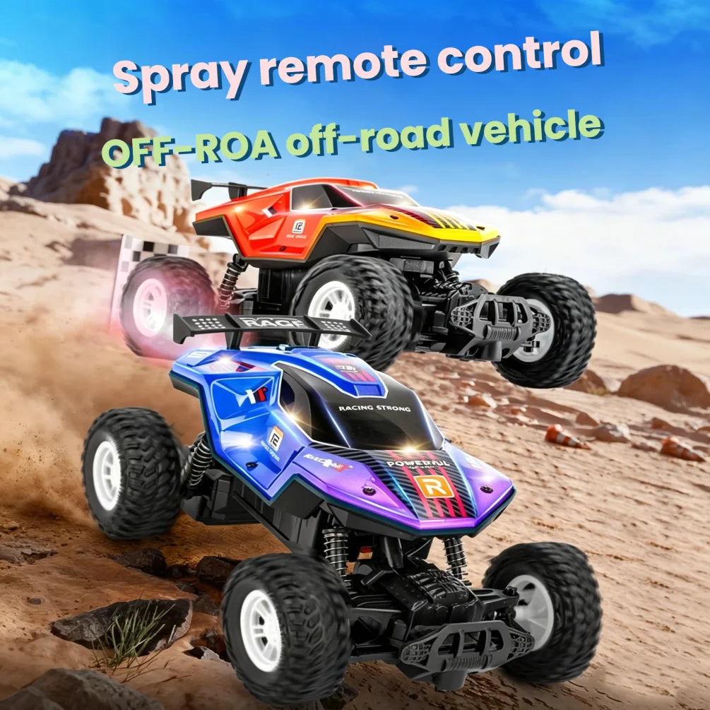 ZOGYMOZ 1:18 Scale Rc Cars, Remote Control Car, 2.4 GHz All-Terrain RC Truck, 25KM/H Off-Road Vehicle with 2 Rechargeable Battery