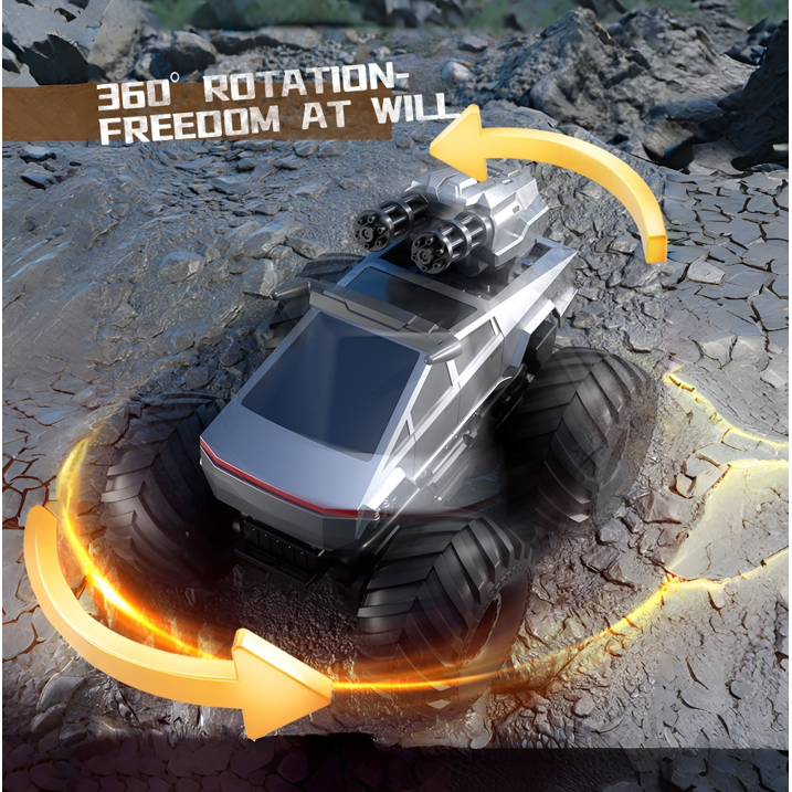 HNH 1:16 Waterproof Monster Truck, Amphibious RC Cars 4WD Remote Control Car Trucks, All Terrain Off-Road Pickup Cybertruck Toy for 6-15 Year Old Boys Girls Kids Gifts