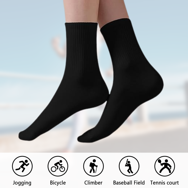 YOMYM Mens Socks 8 Pairs Crew Socks for Men Premium Athletic Men's Socks, Shoe Size 8-12