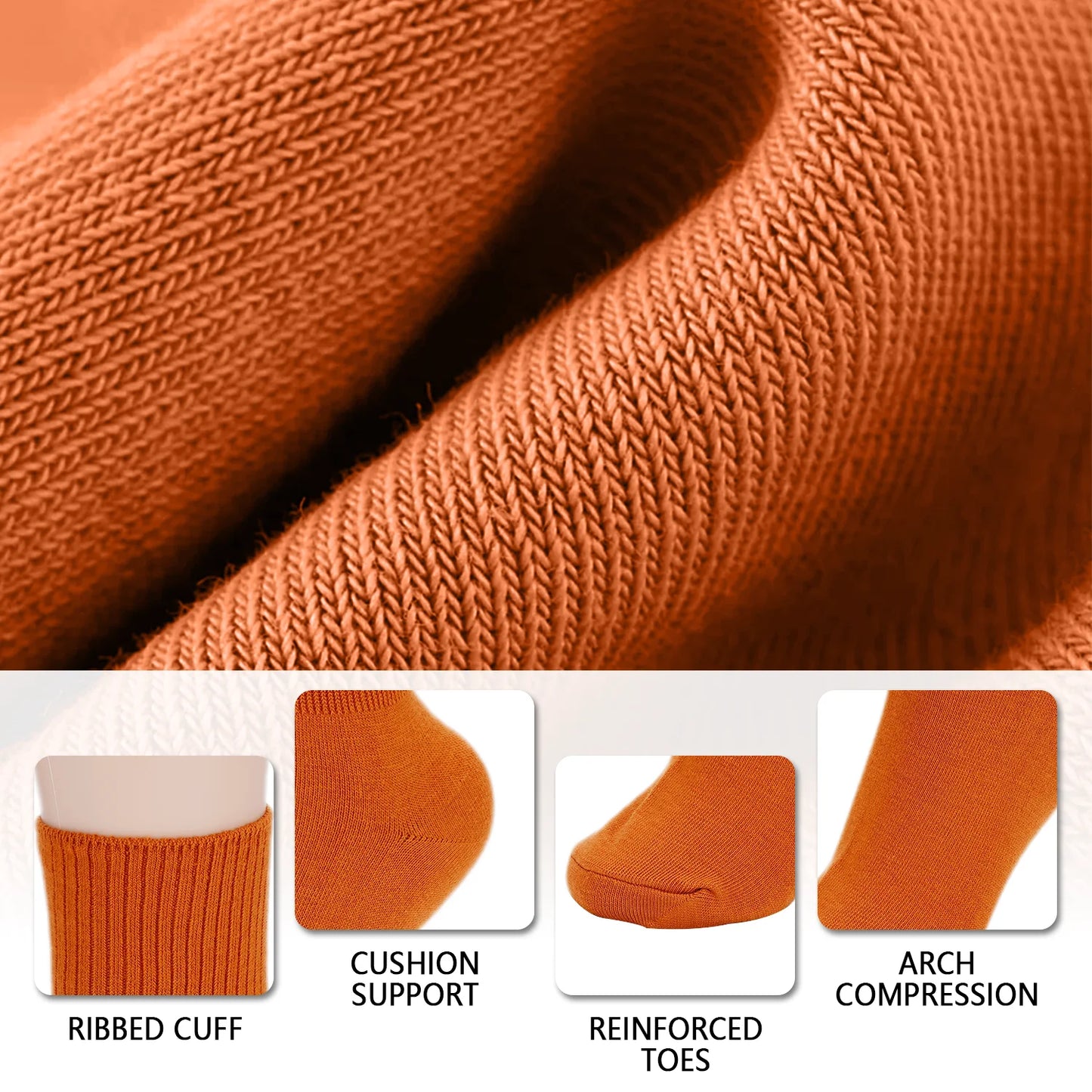YOMYM 10 Pairs Socks Womens Crew Elastic Ankle Cotton Socks Aesthetic Lightweight Low Cut Gifts for Women
