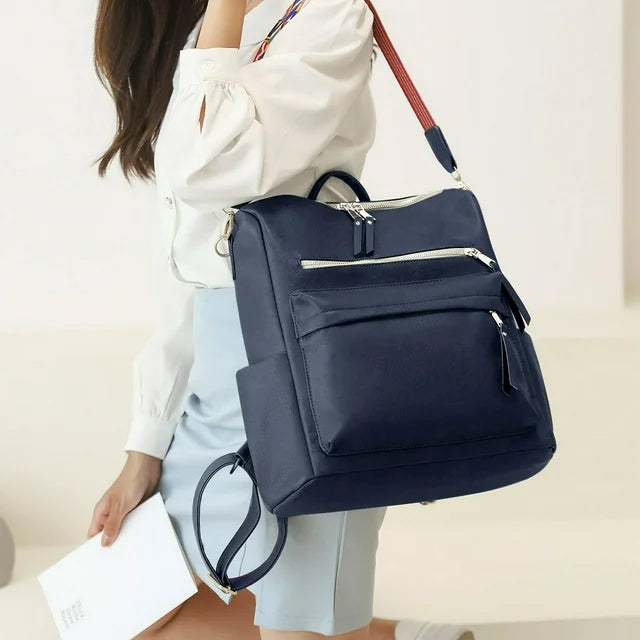 YOMYM Women's Fashion Backpack Purses Multipurpose Design Handbags and Shoulder Bag Leather Women Backpack Travel Bag