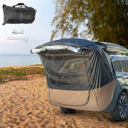 ELTPOWER Black Car Travel Tent Awning Small Car